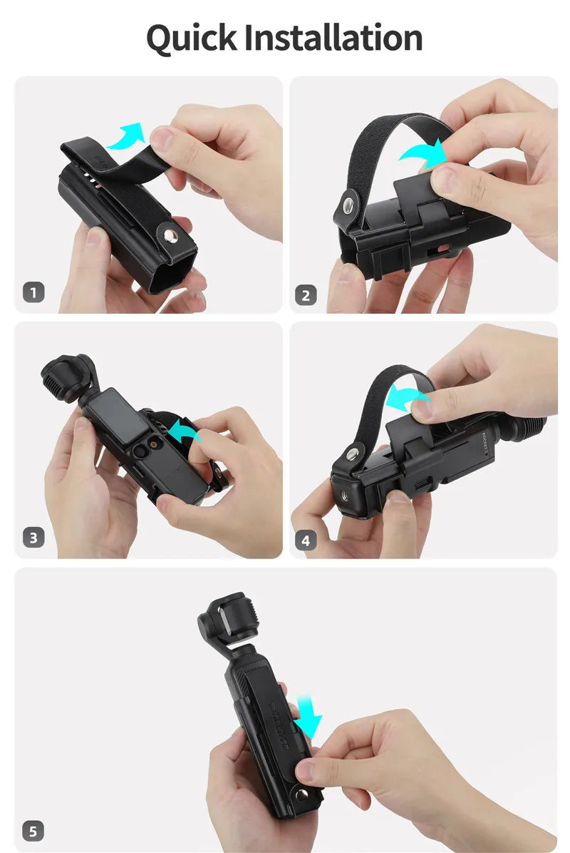 DJI Osmo Pocket 3 4 Portable Strap Cold Shoe Extended Protection Bezel Extended Handle Accessories