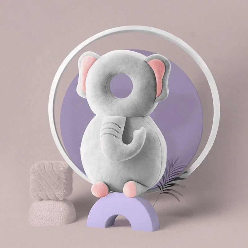Baby Head Protector Backpack Pillow for Kids 1-3Years, Baby Park accessory, Toddler Children Soft PP Cotton Protective Cushion Cartoon Security Pillows