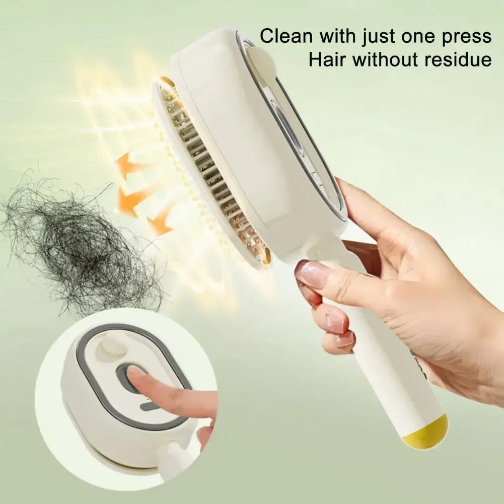 Multi functional massage comb , Electric Steam Hair Brush ,USB-C Charging Spray Steam Smoothing Straightener Anti-Frizz Styling Com