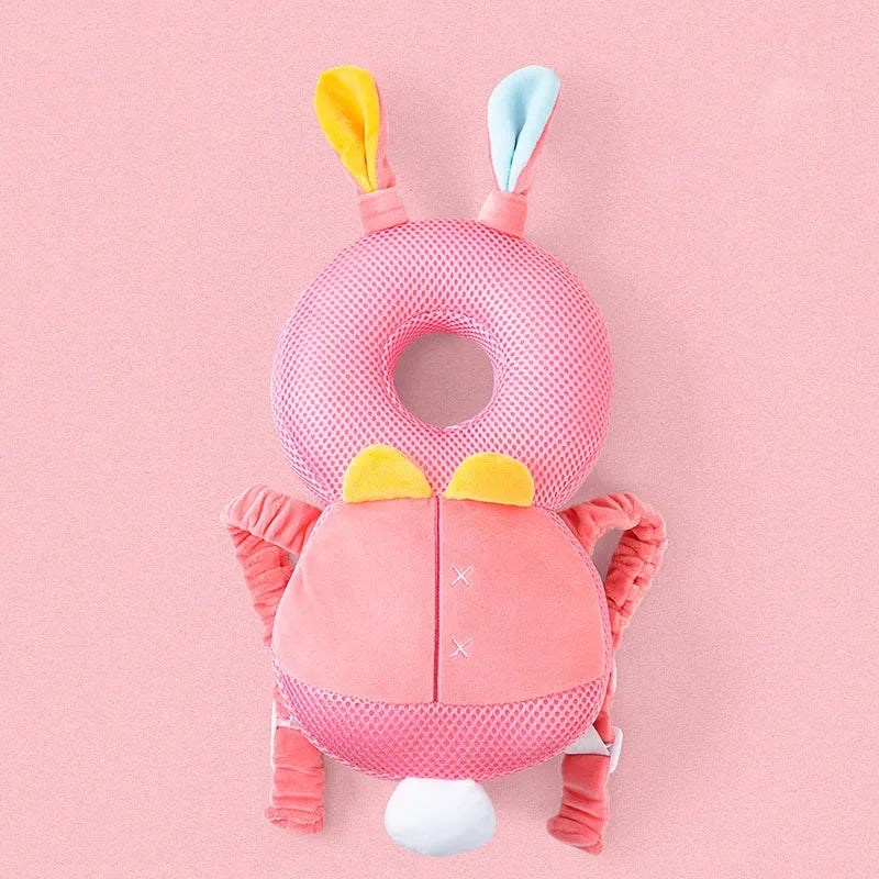 Baby Head Protector Backpack Pillow for Kids 1-3Years, Baby Park accessory, Toddler Children Soft PP Cotton Protective Cushion Cartoon Security Pillows