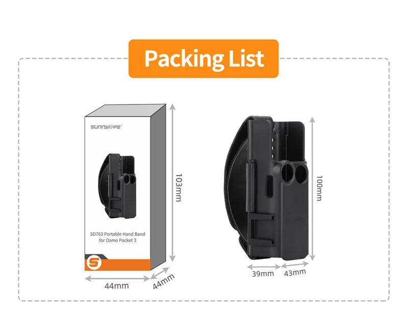 DJI Osmo Pocket 3 4 Portable Strap Cold Shoe Extended Protection Bezel Extended Handle Accessories